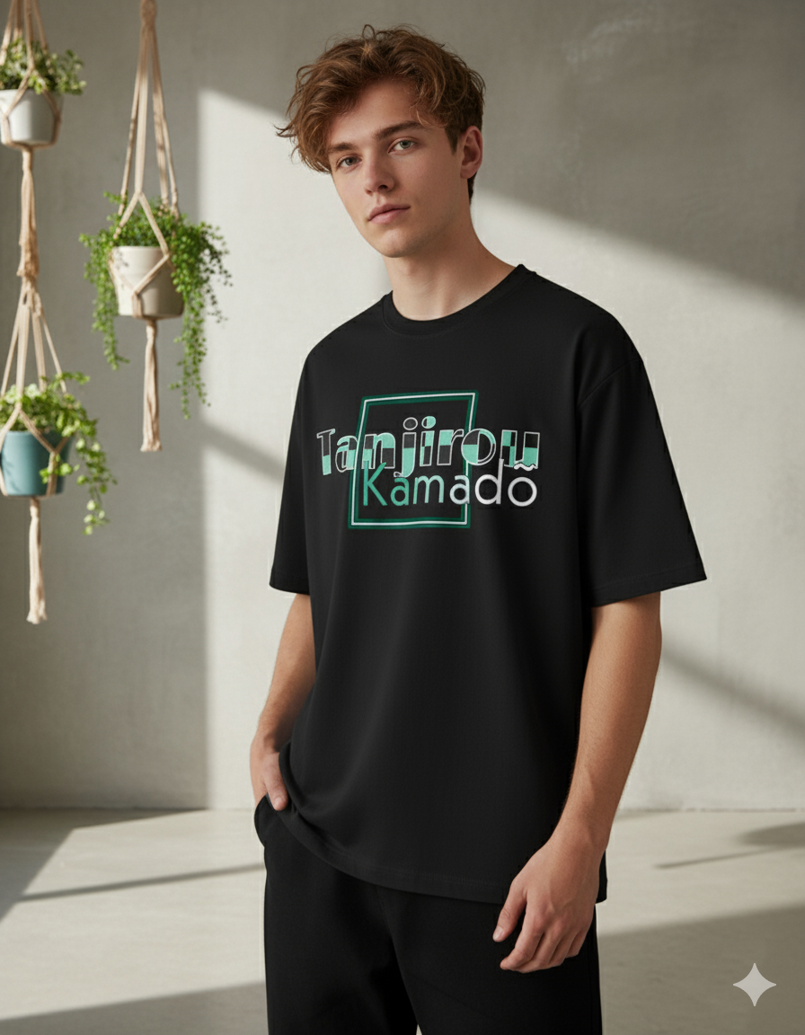 Tanjiro Kamado - Demon Slayer Oversized T-Shirt