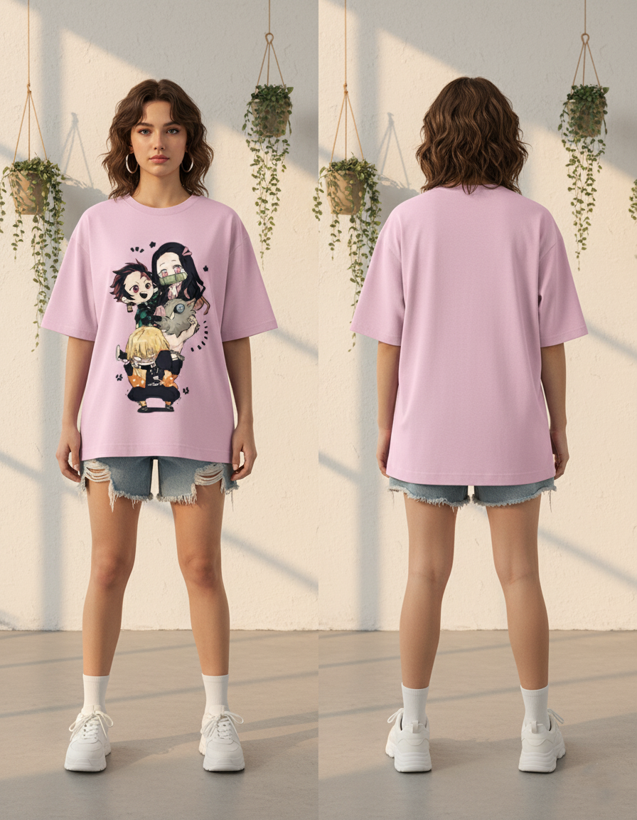 Demon Slayer Squad - Oversized T-Shirt
