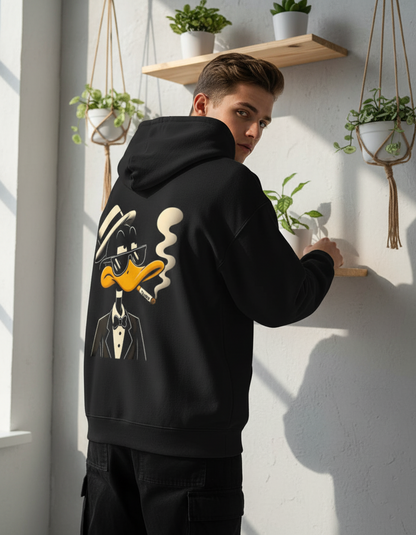Daffy Duck Attitude Men's Oversized Hoodie