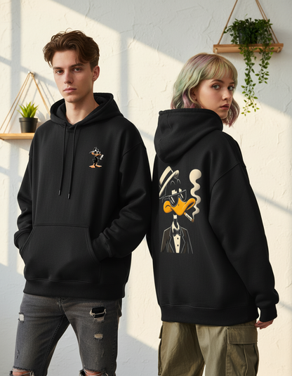 Daffy Duck Attitude Men's Oversized Hoodie