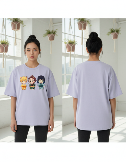 Demon Slayer Trio - Oversized T-Shirt