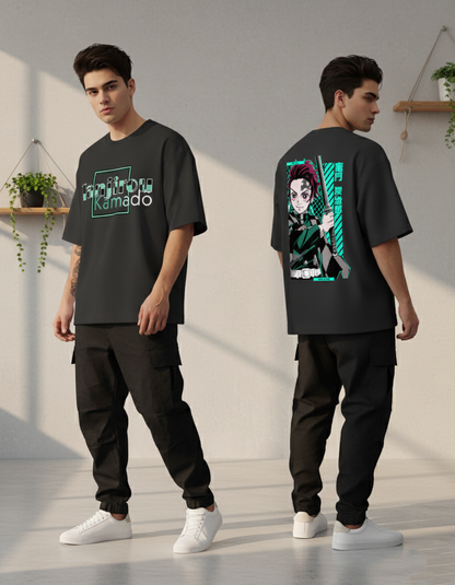 Tanjiro Kamado - Demon Slayer Oversized T-Shirt