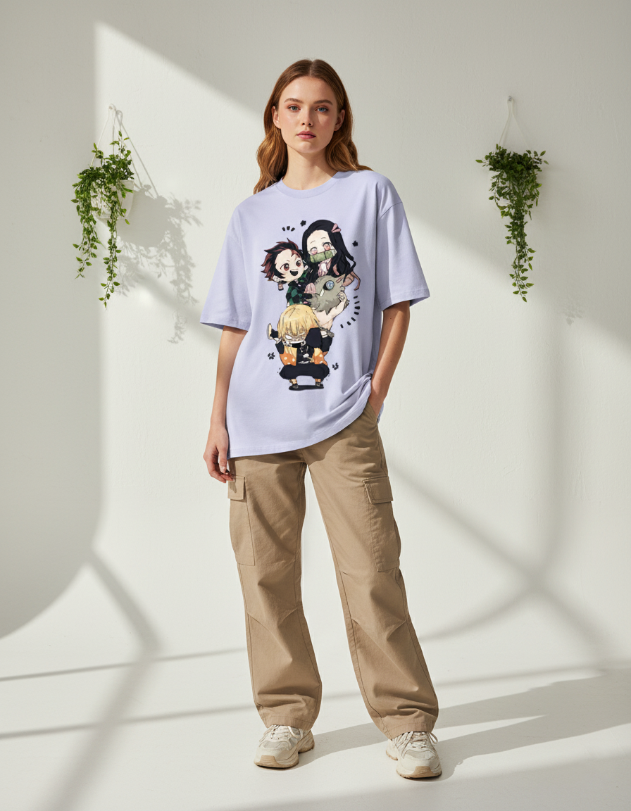 Demon Slayer Squad - Oversized T-Shirt